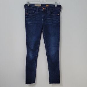 Pilcro Dark Blue Skinny Jeans, Size 28